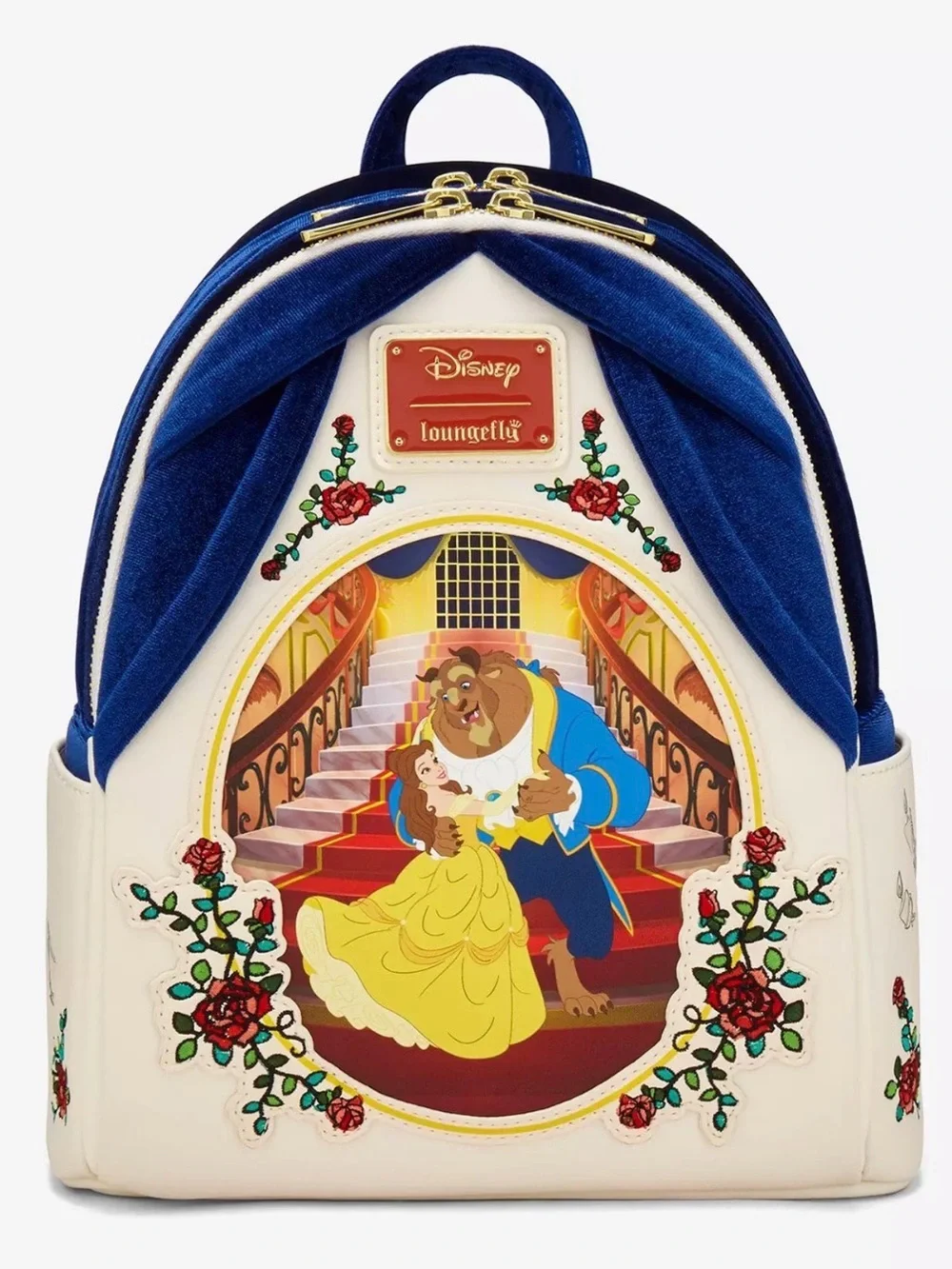 SOLDOUT Limited Edition NWT Loungefly Beauty & the Beast Velvet Mini Backpack